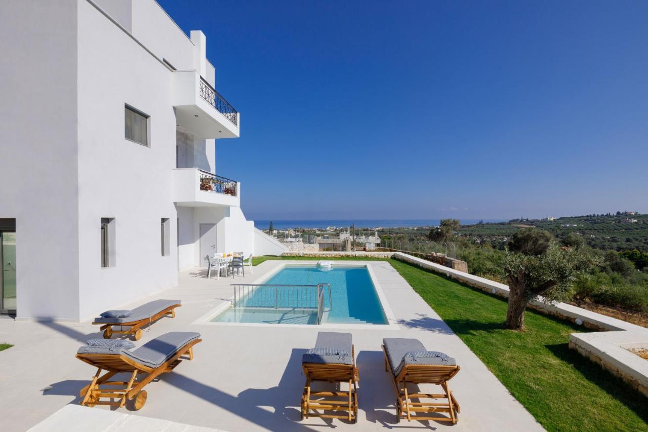 Apartment Tilio - New Apartment With Private Pool 1400M From The Beach Rethymnon Exterior foto
