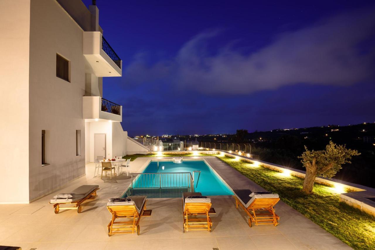 Apartment Tilio - New Apartment With Private Pool 1400M From The Beach Rethymnon Exterior foto
