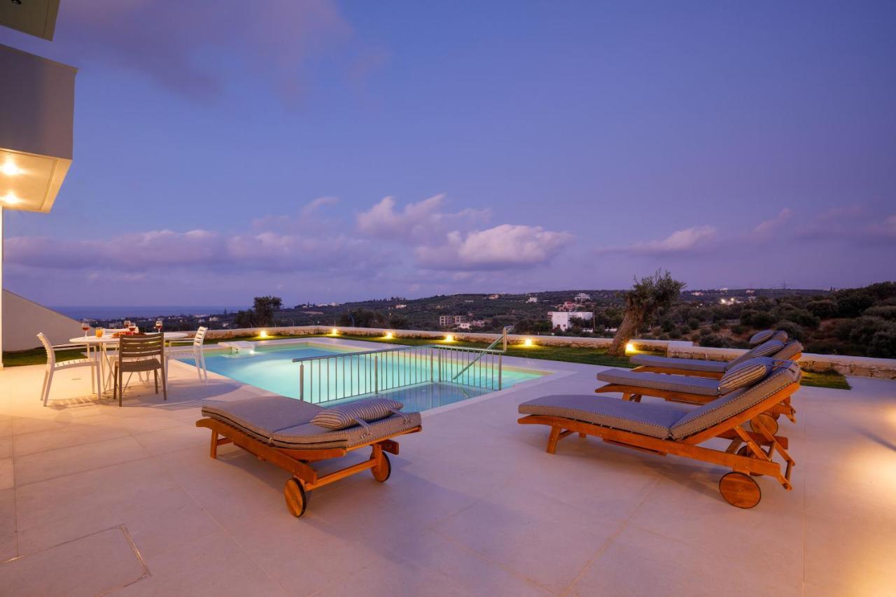 Apartment Tilio - New Apartment With Private Pool 1400M From The Beach Rethymnon Exterior foto