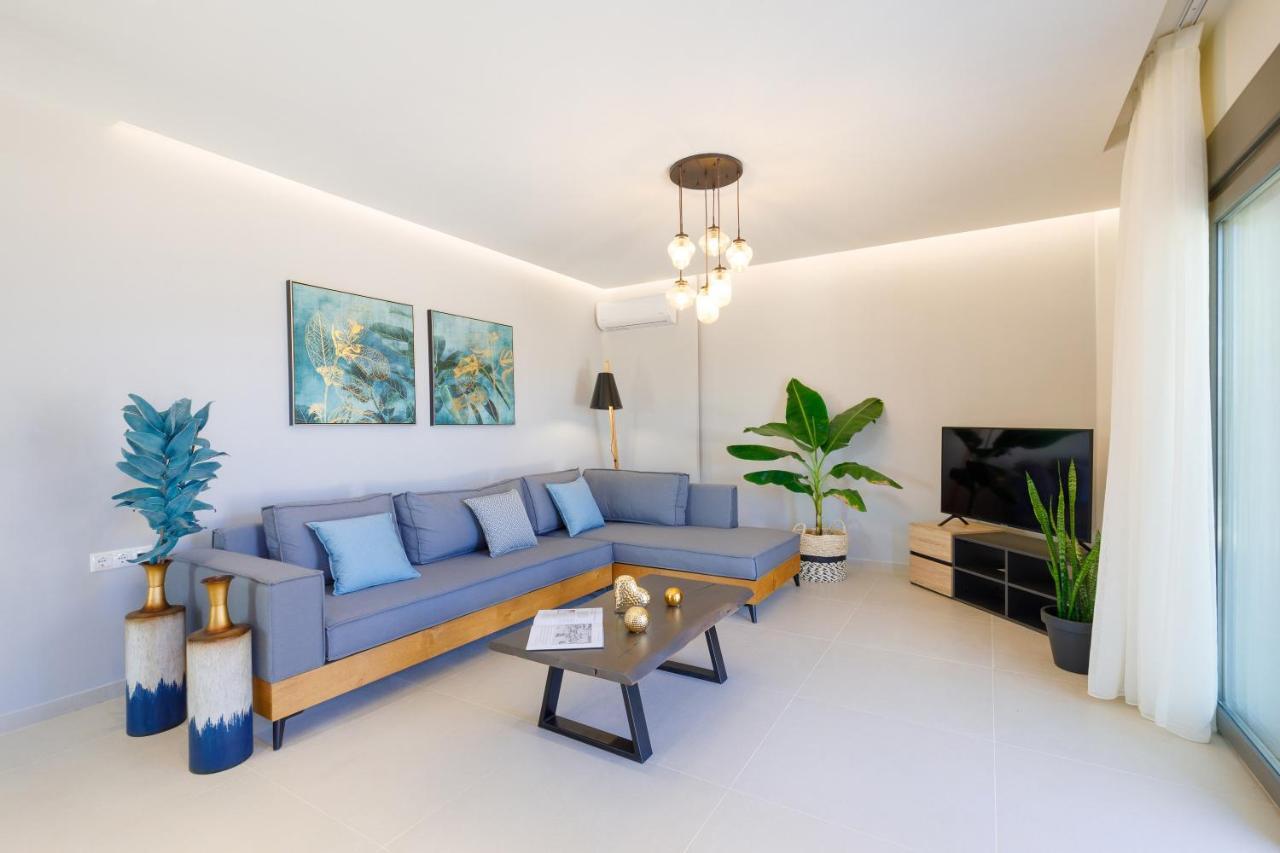 Apartment Tilio - New Apartment With Private Pool 1400M From The Beach Rethymnon Exterior foto