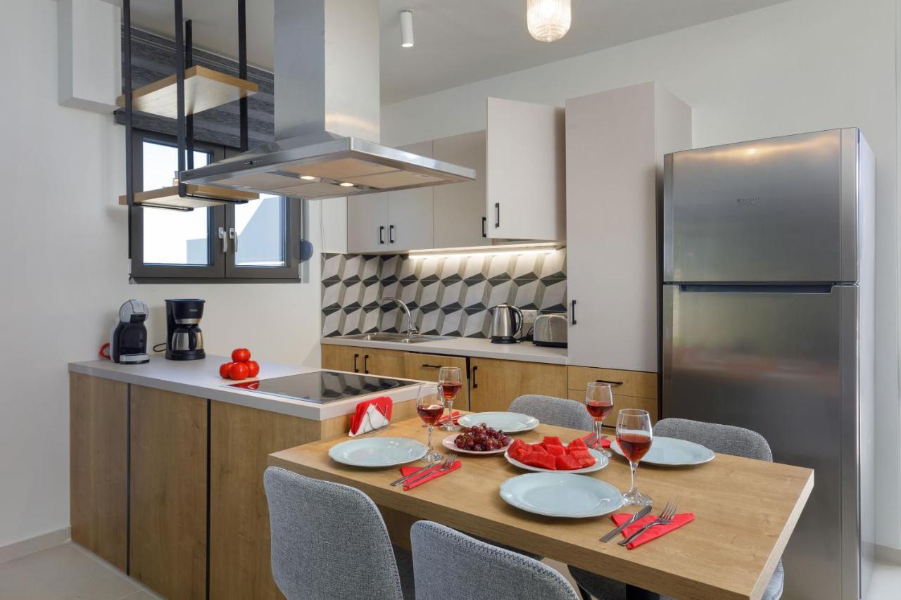 Apartment Tilio - New Apartment With Private Pool 1400M From The Beach Rethymnon Exterior foto